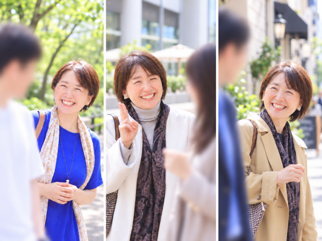 婚活写真の撮影に同行する森とう